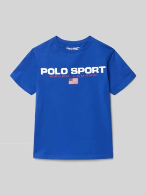 T-shirt z nadrukiem z logo Polo Sport