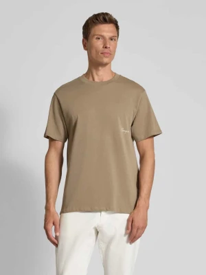 T-shirt z nadrukiem z logo POMPEII BRAND