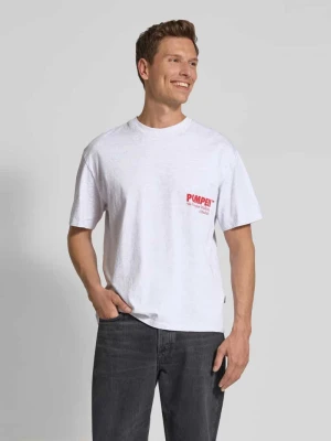 T-shirt z nadrukiem z logo POMPEII BRAND