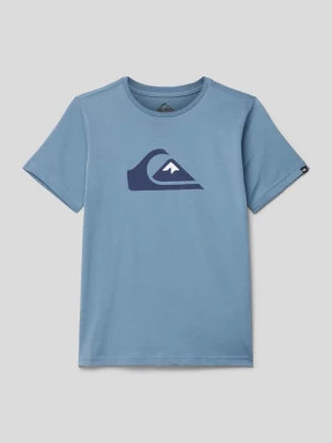 T-shirt z nadrukiem z logo Quiksilver