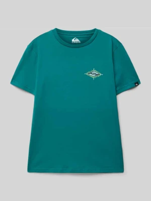 T-shirt z nadrukiem z logo Quiksilver