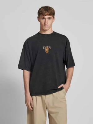 T-shirt z nadrukiem z logo REVIEW
