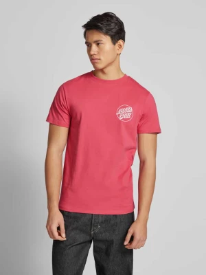 T-shirt z nadrukiem z logo Santa Cruz