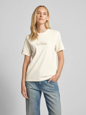 T-shirt z nadrukiem z logo Scotch & Soda