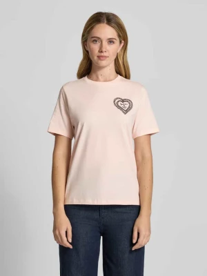 T-shirt z nadrukiem z logo Scotch & Soda