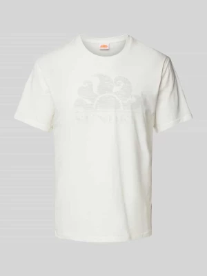 T-shirt z nadrukiem z logo Sundek