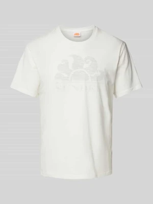 T-shirt z nadrukiem z logo Sundek
