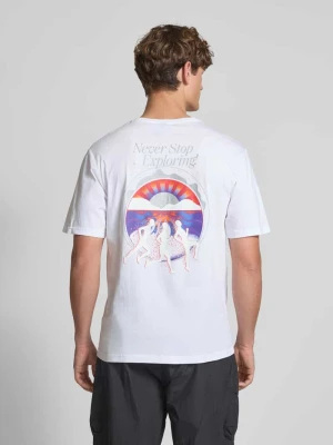 T-shirt z nadrukiem z logo The North Face Biały