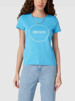 T-shirt z nadrukiem z logo Tom Tailor Denim