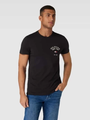 T-shirt z nadrukiem z logo Tommy Hilfiger