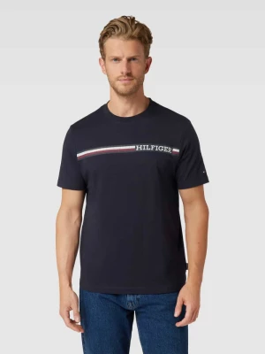 T-shirt z nadrukiem z logo Tommy Hilfiger