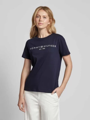 T-shirt z nadrukiem z logo Tommy Hilfiger