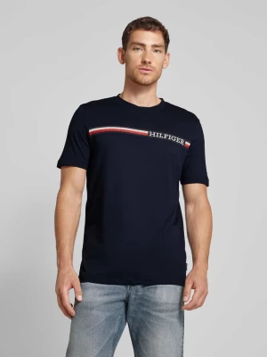 T-shirt z nadrukiem z logo Tommy Hilfiger