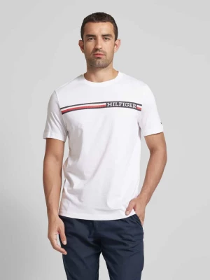 T-shirt z nadrukiem z logo Tommy Hilfiger