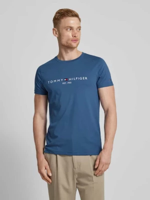 T-shirt z nadrukiem z logo Tommy Hilfiger