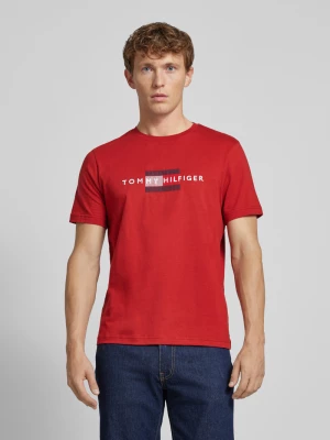 T-shirt z nadrukiem z logo Tommy Hilfiger