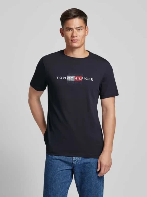 T-shirt z nadrukiem z logo Tommy Hilfiger