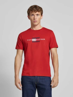 T-shirt z nadrukiem z logo Tommy Hilfiger