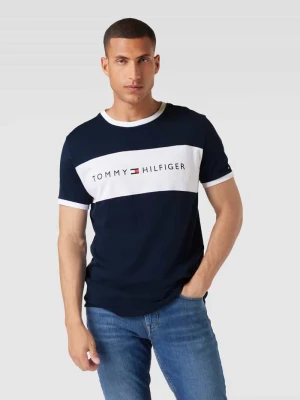 T-shirt z nadrukiem z logo Tommy Hilfiger