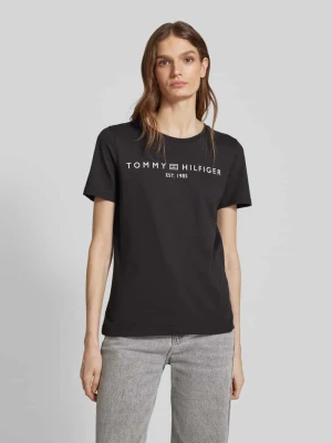 T-shirt z nadrukiem z logo Tommy Hilfiger