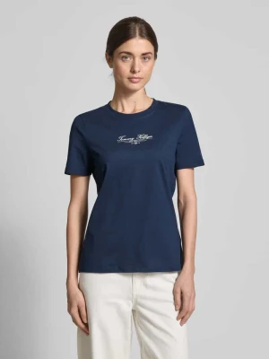 T-shirt z nadrukiem z logo Tommy Hilfiger