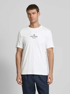 T-shirt z nadrukiem z logo Tommy Hilfiger