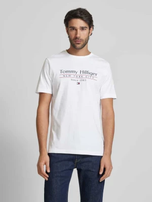 T-shirt z nadrukiem z logo Tommy Hilfiger