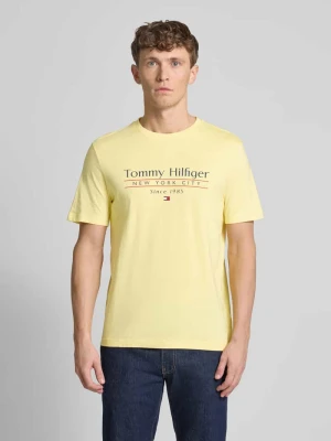 T-shirt z nadrukiem z logo Tommy Hilfiger