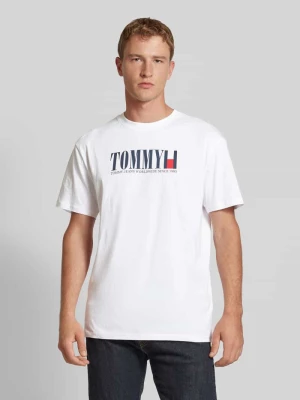 T-shirt z nadrukiem z logo Tommy Jeans