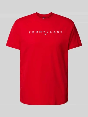 T-shirt z nadrukiem z logo Tommy Jeans