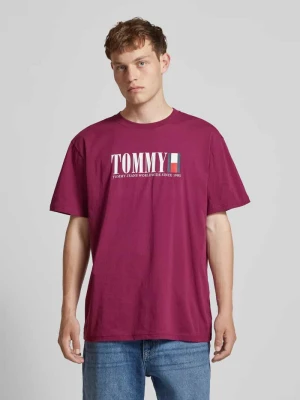 T-shirt z nadrukiem z logo Tommy Jeans