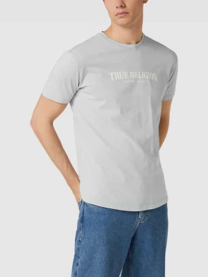 T-shirt z nadrukiem z logo True Religion