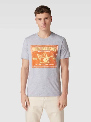T-shirt z nadrukiem z logo True Religion