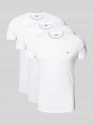 T-shirt z nadrukiem z logo w zestawie 3 szt. Diesel