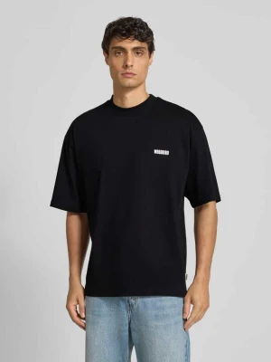 T-shirt z nadrukiem z logo WOODBIRD