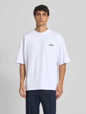 T-shirt z nadrukiem z logo WOODBIRD