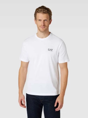 T-shirt z nadrukiem z logo z tyłu EA7 Emporio Armani