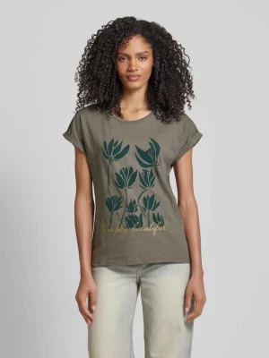 T-shirt z nadrukiem z motywem i napisem model ‘BABETTE’ Soyaconcept