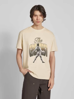 T-shirt z nadrukiem z motywem i napisem model ‘Greatest’ mister tee