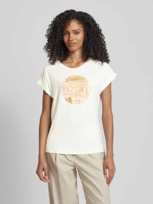 T-shirt z nadrukiem z motywem i napisem model ‘Marica’ Soyaconcept