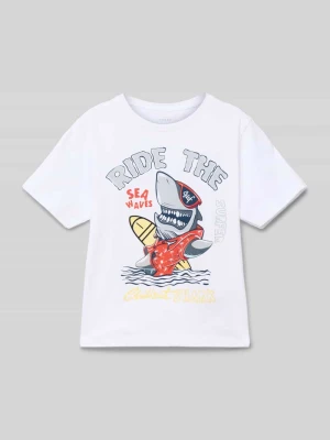T-shirt z nadrukiem z motywem i napisem model ‘VANYO’ name it