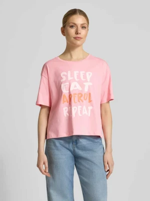 t-shirt z nadrukiem z motywem i napisem Smith and Soul