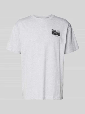 t-shirt z nadrukiem z motywem i okrągłym dekoltem Halo