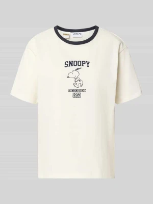 T-shirt z nadrukiem z motywem i okrągłym dekoltem Jake*s Casual