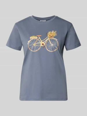 T-shirt z nadrukiem z motywem i okrągłym dekoltem Jake*s Casual