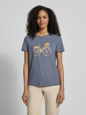 T-shirt z nadrukiem z motywem i okrągłym dekoltem Jake*s Casual