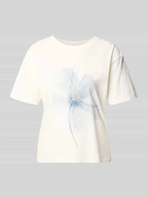 t-shirt z nadrukiem z motywem i okrągłym dekoltem Jake*s Casual