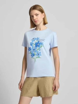 t-shirt z nadrukiem z motywem i okrągłym dekoltem Jake*s Casual