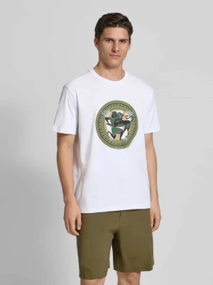 T-shirt z nadrukiem z motywem model ‘Ace’ Wood Wood