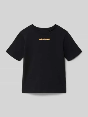 t-shirt z nadrukiem z motywem model 'CITY' Jack&Jones Czarny